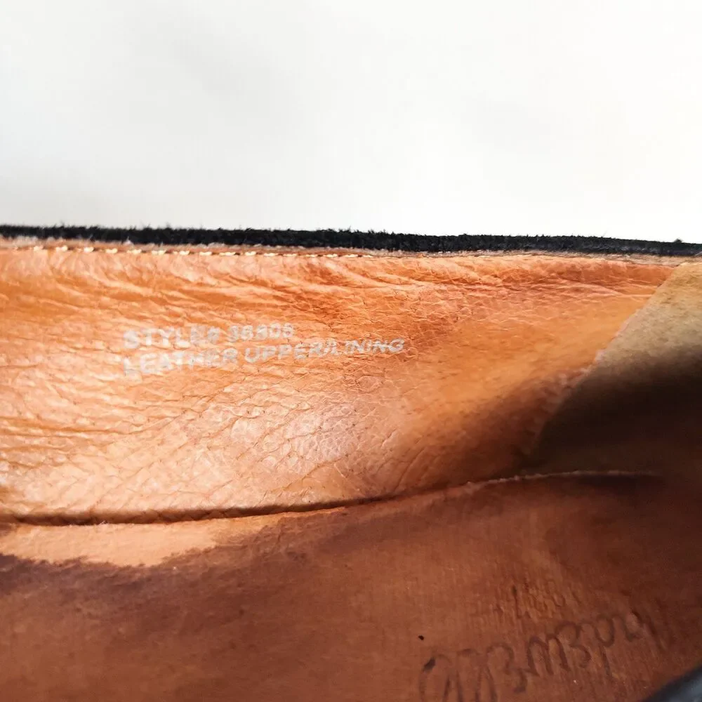 Madewell 1937 Teddy Loafers Women Size 7 Suede Comfortable Leather Flats Studded